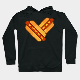 hotdog fastfood art Hoodie